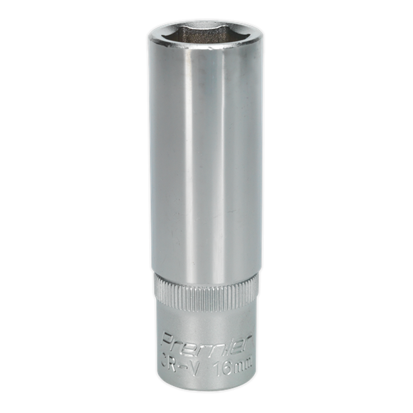 Sealey S1216D WallDrive® Socket 16mm Deep 1/2