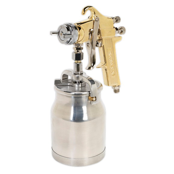 Sealey S701 Spray Gun Professional Suction Feed 1.8mm Set-Up