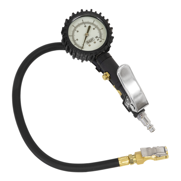 Sealey SA399 Tyre Inflator with Clip-On Connector