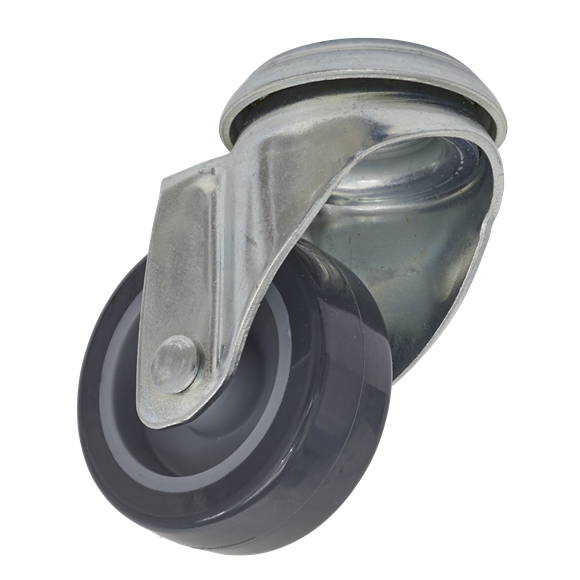 Sealey SCW250SB Castor Wheel Bolt Hole Swivel Ø50mm