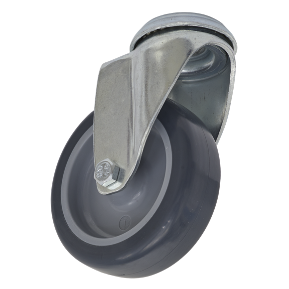 Sealey SCW275SB Castor Wheel Bolt Hole Swivel Ø75mm