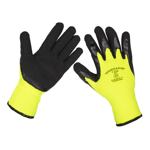 Sealey 9126/B120 Thermal Super Grip Gloves (Large) - Pack of 120 Pairs