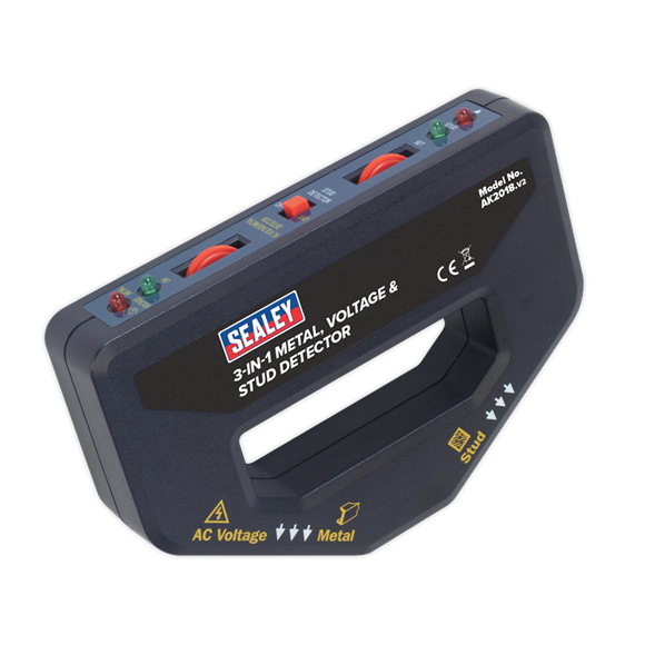 Sealey AK2018 Metal, Voltage & Stud Detector 3-in-1
