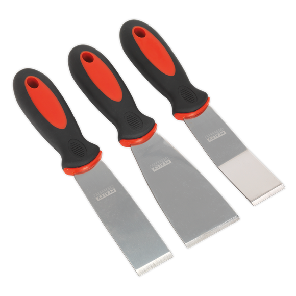 Sealey AK523 Rigid Blade Scraper Set 3pc