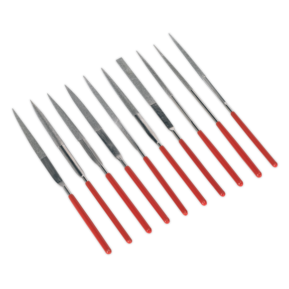 Sealey AK577 Diamond Needle File Set 10pc