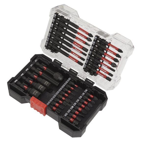 Sealey AK8283 Power Tool Bit Set 35pc Impact Grade