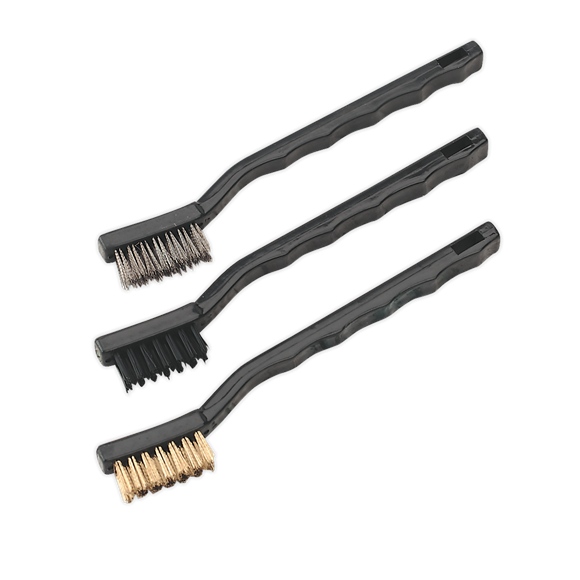 Sealey AK9791 Miniature Brush Set 3pc