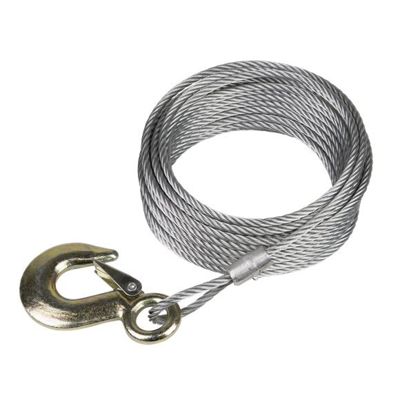 Sealey GWEC12 Winch Cable 540kg 10m