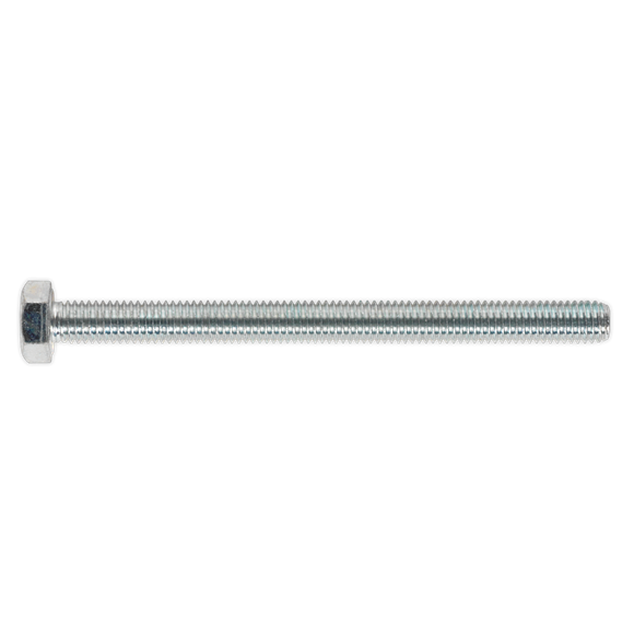 Sealey SS8100 HT Setscrew M8 x 100mm 8.8 Zinc Pack of 25