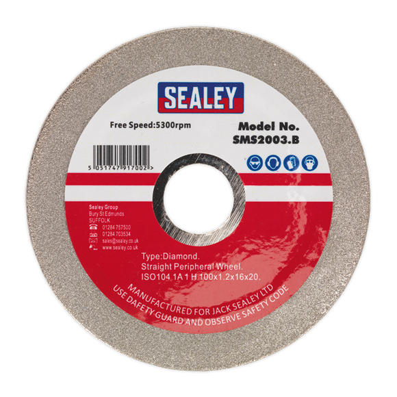 Sealey SMS2003.B Grinding Disc Diamond Coated 100mm for SMS2003