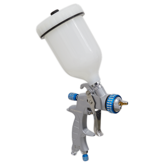 Sealey SP01 SP Gravity Feed Spray Gun 1.4mm Set-Up