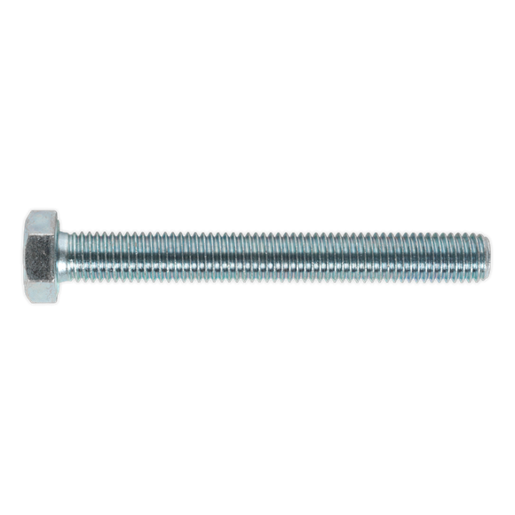 Sealey SS12100 HT Setscrew M12 x 100mm 8.8 Zinc Pack of 10