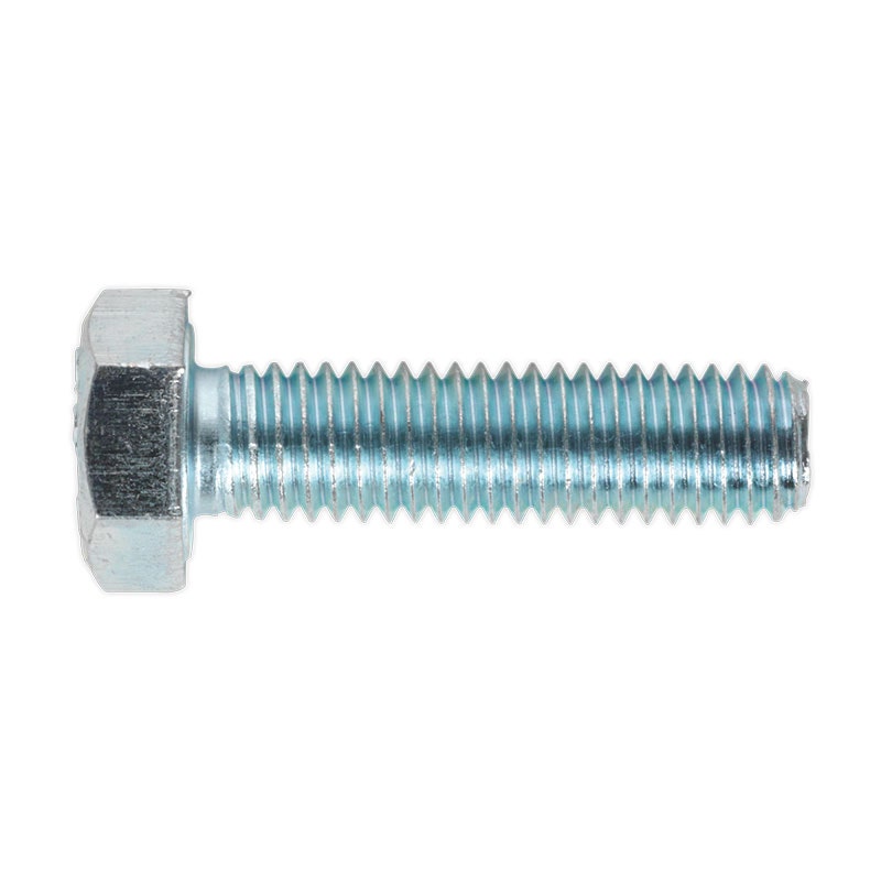 Sealey SS830 HT Setscrew M8 x 30mm 8.8 Zinc Pack of 50