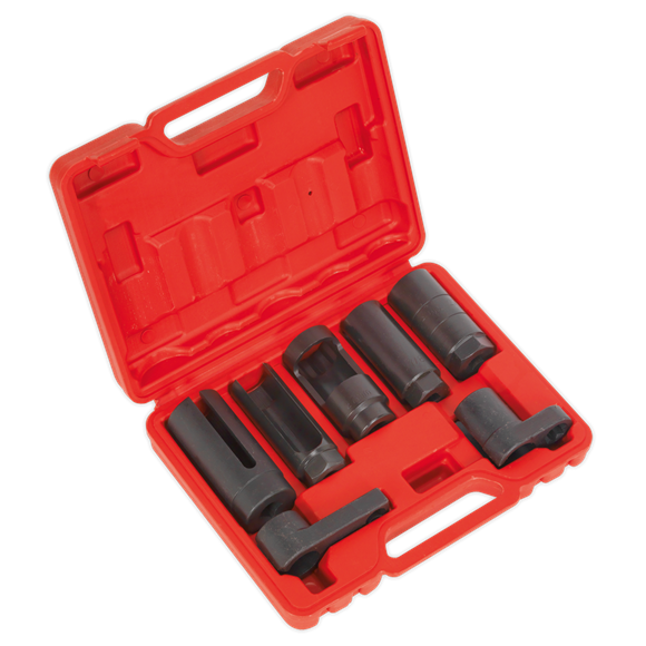 Sealey SX032 Oxygen Sensor Socket Set 7pc 3/8