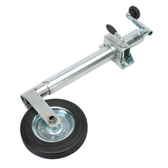 Sealey TB37 Jockey Wheel & Clamp Ø50mm - Ø200mm Solid Wheel