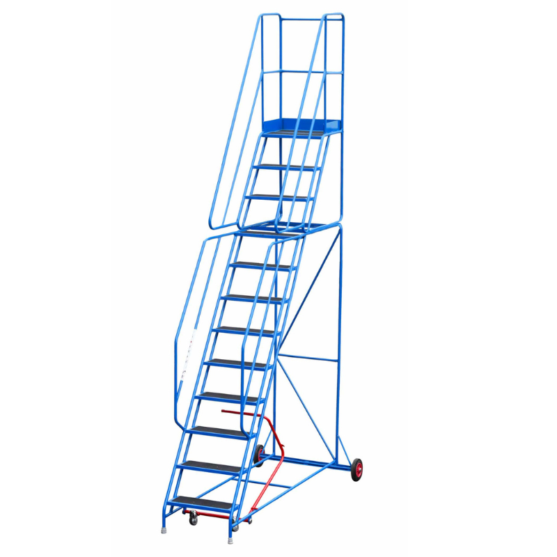 TB Davies 2017-012 12 Tread Mobile Safety Step - Punched Tread
