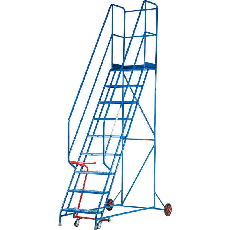 TB Davies 2017-009 9 Tread Mobile Safety Step - Punched Tread