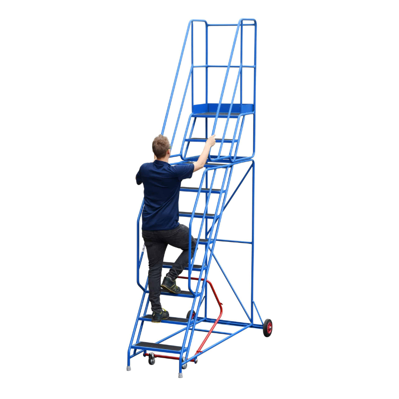 TB Davies 2017-008 8 Tread Mobile Safety Step - Punched Tread
