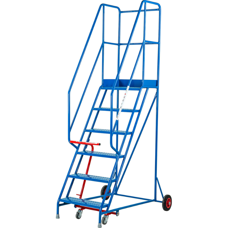 TB Davies 2017-006 6 Tread Mobile Safety Step - Punched Tread