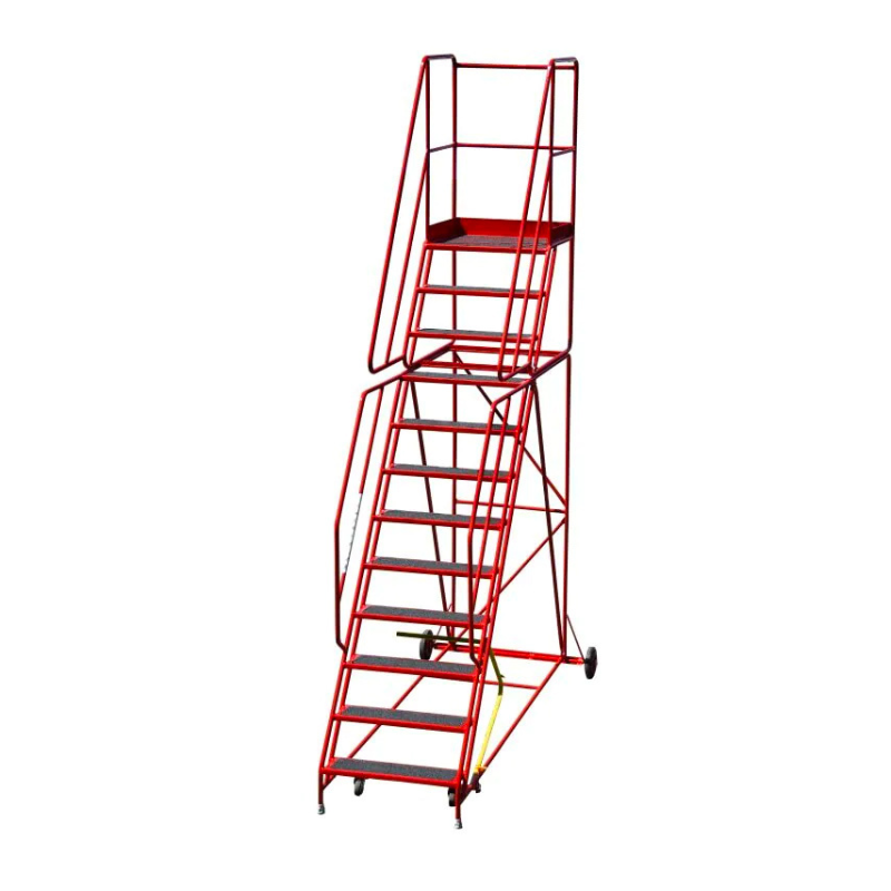 TB Davies 2020-010 10 Tread Heavy-Duty Mobile Safety Step - Anti-slip Tread