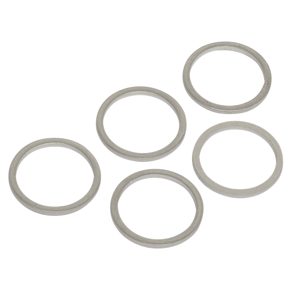 Sealey VS17SPW Sump Plug Washer M17 - Pack of 5