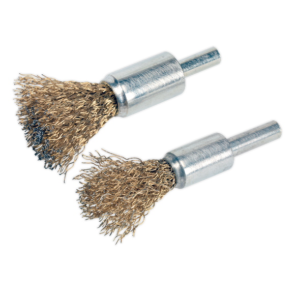 Sealey VS1801 Decarbonising Brush Set 2pc