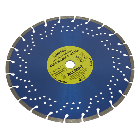 Sealey WDPA350/25 Platinum Allmat Diamond Blade Ø350 x 25mm