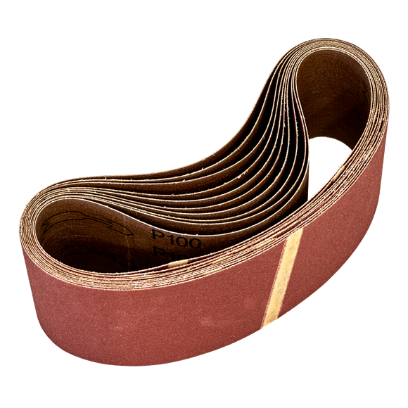 Sealey WSB53100 Sanding Belt 75 x 533mm 100Grit - Pack of 10