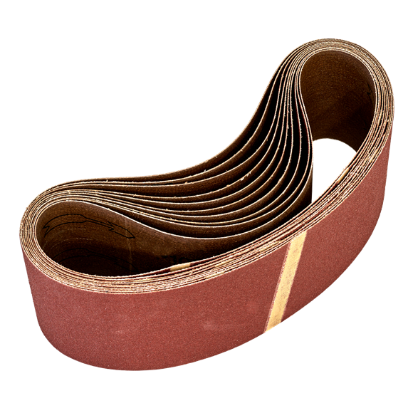 Sealey WSB53120 Sanding Belt 75 x 533mm 120Grit - Pack of 10