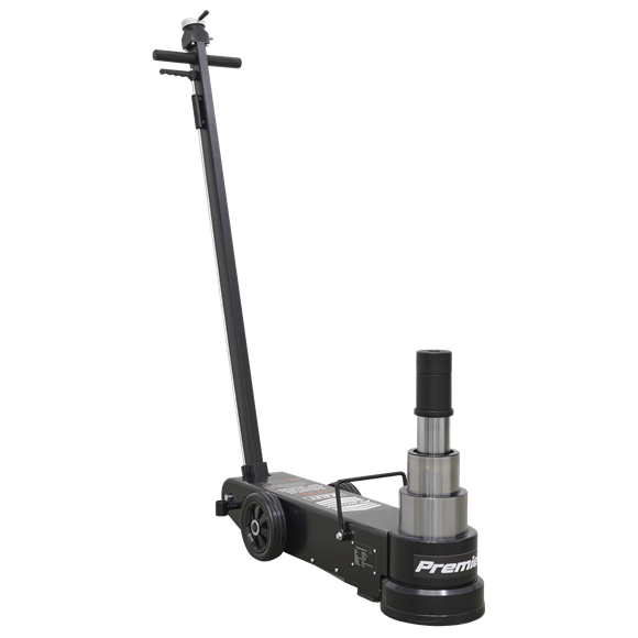 Sealey YAJ20-60LR Air Operated Jack 20-60tonne Telescopic - Long Reach/Low Entry